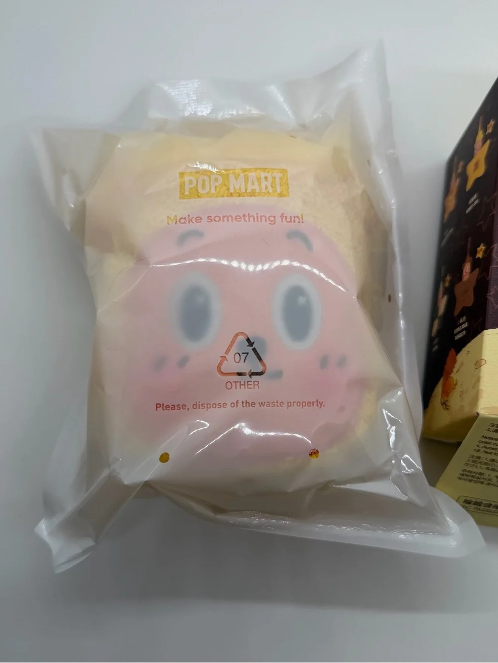 POP MART soft yellow